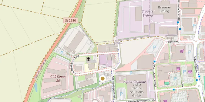 Map: Auragentum, Am Kletthamer Feld 13a, 85435 Erding