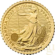 1/10 Unze Goldmünze Britannia 2025