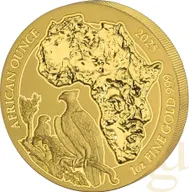 1 Unze Goldmünze Ruanda Kampfadler 2025