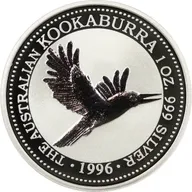 2 Unzen Silbermünze Australien Kookaburra 1996