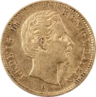 5 Mark Goldmünze Ludwig II König von Bayern