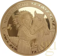 1 Unze Goldmünze Native Americans - Pferd 2024