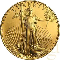 1 Unze Goldmünze American Eagle 1993