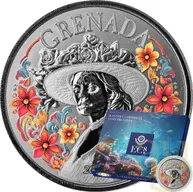 1 Unze Silbermünze EC8 Grenada - La Diablesse 2023 - coloriert