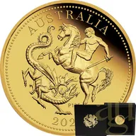 The Perth Mint 125 Jahre Australian Double Sovereign 2024 Goldmünze - polierte Platte