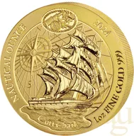 1 Unze Goldmünze Ruanda Nautical Serie - Cutty Sark 2024