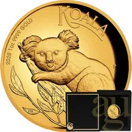1 Unze Goldmünze Australien Koala 2025 polierte Platte - High Relief