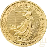 1/2 Unze Goldmünze Britannia 2026