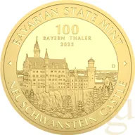 1 Unze Goldmünze Bayern Thaler - Schloss Neuschwanstein 2025
