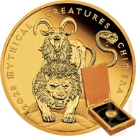 1 Unze Goldmünze Australien Mythical Creatures Chimäre 2025 - polierte Platte