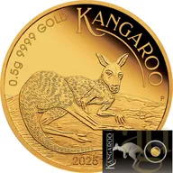0,5 Gramm Goldmünze Australien Mini Känguru 2025