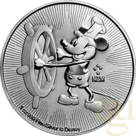 1 Unze Silbermünze Niue Mickey Mouse - Steamboat Willie 2017