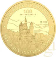 1 Unze Goldmünze Bayern Thaler - Schloss Neuschwanstein 2026