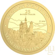 1/4 Unze Goldmünze Bayern Thaler - Schloss Neuschwanstein 2026