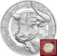 20 Euro Silbermünze Österreich Sternzeichen - Stier 2026 - polierte Platte