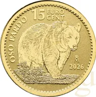 1/10 Unze Goldmünze Spanien Brown Bear 2026