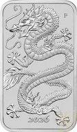1 Unze Silbermünze Perth Mint Rectangular Dragon 2026