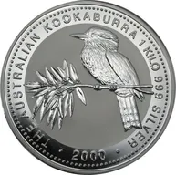 1 Unze Silbermünze Australien Kookaburra 2000