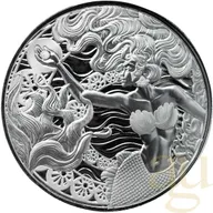 1 Unze Silbermünze Samoa Mermaid & Pearl 2025