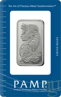 31,1 Gramm Platinbarren PAMP Fortuna