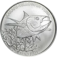 1 Unze Silbermünze Tokelau Kakahi-Yellow Tuna 2014