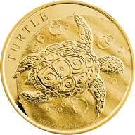 1 Unze Goldmünze Niue Schildkröte 2017