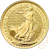 1/4 Unze Goldmünze Britannia 2022