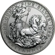 1 Unze Silbermünze Britannia 1999
