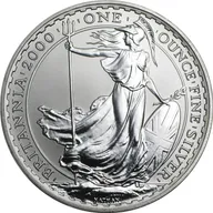 1 Unze Silbermünze Britannia 2000