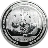 1 Unze Silbermünze China Panda 2009 - Jubiläumsausgabe