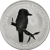 2 Unzen Silbermünze Australien Kookaburra 2005