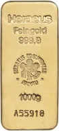 1.000 Gramm Goldbarren Heraeus