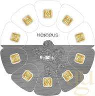 10 Gramm Goldbarren Heraeus MultiDisc