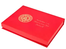 Lunar II Münzbox rot für 12x 1oz Silbermünze