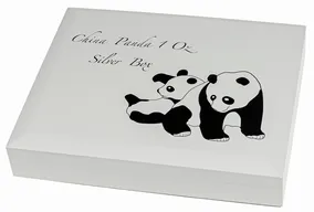 China Panda Münzbox für 40x 1oz Silbermünze