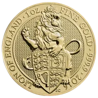 1 Unze Goldmünze Queens Beasts Lion 2016