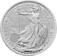 1/10 Unze Silbermünze Britannia 2027