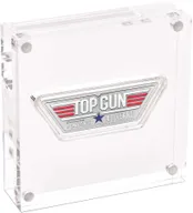 1 Unze Silbermünze Tuvalu 40 Jahre Top Gun Logo - coloriert