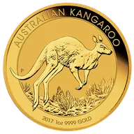 1 Unze Goldmünze Australien Känguru 2017