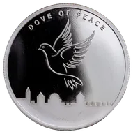 1 Unze Silber Israel - Jerusalem Dove of Peace 2017 Round