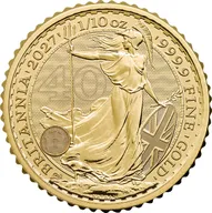 1/10 Unze Goldmünze Britannia 2027