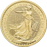 1/4 Unze Goldmünze Britannia 2027
