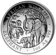 1 Unze Silbermünze Somalia Elefant 2008
