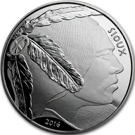 1 Unze Silbermünze Sioux Indian 2016