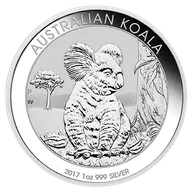 1 Unze Silbermünze Australien Koala 2017