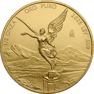 1/10 Unze Goldmünze Mexiko Libertad 2026