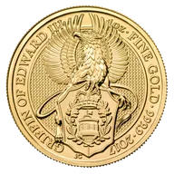 1 Unze Goldmünze Queens Beasts Griffin 2017