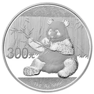 1 Kilogramm Silbermünze China Panda 2017 proof