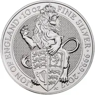 10 Unzen Silbermünze Queens Beasts Lion 2017
