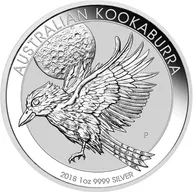 1 Unze Silbermünze Australien Kookaburra 2018
